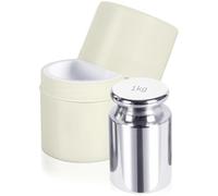 QP 1000g Calibration Weights, High Precision Gram Weights, Stainless Steel Scale Calibration Weight for Digital Scale, Weight Scale, Balance Scale, Chrome Finish Scale Weights with Storage Case