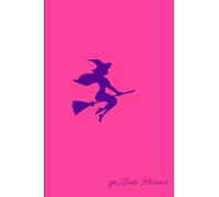 qp Books Planner: Couverture de sorcière sur un balai, Personnalisable et conçu avec des exemples et des idées pour mieux vous aider dans votre vie quotidienne