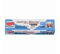 QP Freezer Bags 1L 25x18cm 40 Pieces Household Kitchen Freezing NEW