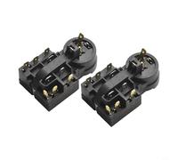 QP3-12A Refrigerator Compressor Overload Protection Start for Relay Replacement, Durable Plastic and Metal Starter for Relay Compatible with H(2PCS)