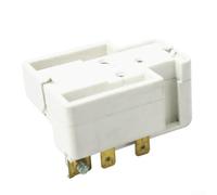 QP3 12A Refrigerator Relay 10 Pin White PTC Starter for Compressor Overload Protection in for mini Fridge Beer Cooler Freezer