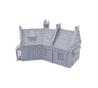QP3D - Historic European House - 15-20mm Wargaming Terrain for Napoleonic Battles and Dioramas - 16th-19th Century Model Building (15mm Scale)
