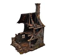 QP3D - Medieval Ruined House Terrain 28-32mm - Multi Level Frostguard Town Building - RPG & Skirmish Scenery (3 Parts), Fantasy Battles & Tabletop Wargaming