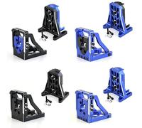 QPAJWAKS 2pcs Metal Motor Mount Seat Quick Disassembly For TRAXXAS 1/5 XMaxx 6S 8S 1/6 XRT RC Car Upgrade Parts(1Set C)