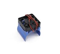QPAJWAKS 42mm Motor Cooling Fan Heat Sink for Traxxas 1/10 E-Maxx E-Revo Summit Arrma 1/8 Kraton Talion Typhon RC Car,Red(Blau)