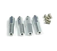 QPAJWAKS 4Pcs LD-P06 Metal Portal Axle Shaft Hex Adapter for LDRC LD-P06 LD P06 Unimog 1/12 RC Truck Car Spare Parts Accessories