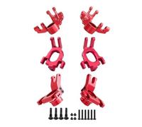 QPAJWAKS Metal C Hub Seat C Steering Cup Rear Axle Cup for ARRMA 1/10 KRATON OUTCAST 4X4 4S V2 BLX 1/8 Mojave 4X4 4S BLX RC Parts