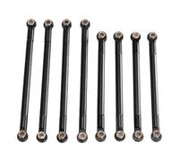 QPAJWAKS Metal Pull Rod Ball Head Link Rod Linkage For MN128 MN86S MN86 G500 1/12 RC Car Accessories Upgrade Partsde Parts(Schwarz)