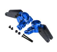 QPAJWAKS Metal Rear Hub Stub Axle Carriers for Arrma 1/8 Mojave 4S 1/10 Kraton Outcast 4S 4X4 BLX RC Car Upgrade Parts(Blau)