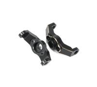 QPAJWAKS TRX4M Brass Weight Caster Blocks Servo Link Steering Knuckle Diff Cover for 1/18 RC Crawler TRX-4M Defender Bronco Upgrade Parts(5 in 1 Set)