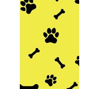 qpBooks, My Doggy’s Records: Yellow Paw & Bone Cover, Customizable and portable, perfect for keeping track of your dog’s records, such as medical, ... This Dog passport is For adults and kids.