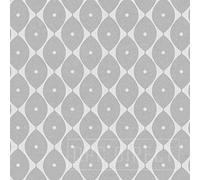QPC Direct Abstract LEAF Print PVC Oilcloth Table Cover Vinyl Tablecloth 2 Metres (Silver Grey)