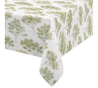 QPC Direct Japanese Green Maple Tree PVC Oilcloth Table Cover Vinyl Tablecloth 140 x 300cm Rectangle