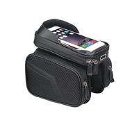 QPDDFG Bike Frame Bag for Felt Decree FRD 2019, Bicycle Top Tube Phone Bag with 2 Side Pockets, Bicycle Phone Bag with Sensitive Touch Screen Pannier Bicycle Bag