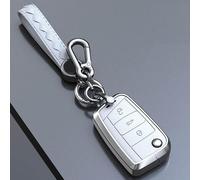 QPDDFG Car Key Cover for Audi A1 Sportback A1 Sportback 30 35 40 TFSI S-Line 2019-2022, Car Key Fob Cover Car Key Case, Remote Control Car Key Shell Case Replacement Car Key Fob Case Cover,D White