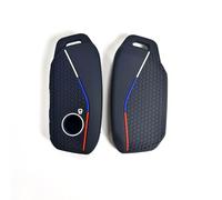 QPDDFG Car Key Cover for BMW 5 Series G60 G61 G68 2024, Car Key Fob Cover Car Key Case, Remote Control Car Key Shell Case Replacement Car Key Fob Case Cover,F Black2