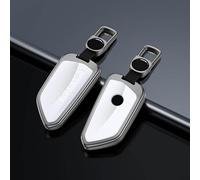 QPDDFG Car Key Cover for VW ID.3 ID.4 / T7 2020 2021 2022 2023 2024 2025, Car Key Fob Cover Car Key Case, Remote Control Car Key Shell Case Replacement Car Key Fob Case Cover,B White