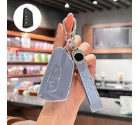 QPDDFG Car Key Cover for VW ID.3 ID.4 /T7 2020 2021 2022 2023 2024 2025, Car Key Fob Cover Car Key Case, Remote Control Car Key Shell Case Replacement Car Key Fob Case Cover,B Blue