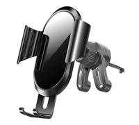QPDDFG Car Phone Holder for Benz EQ EQB 250 300 350, Phone Holder for Car 360° Rotation Air Vent Car Phone Mount, One Button Release, Phone Car Mount for All Phones,B Black