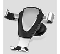 QPDDFG Car Phone Holder for Seat Arosa Exeo Altea Cordoba Exeo Alhambra, Phone Holder for Car 360° Rotation Air Vent Car Phone Mount, One Button Release, Phone Car Mount for All Phones,C Silver