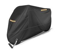 QPDDFG Motorbike Cover for Triumph Tiger 1200 Rally Explorer 2022-2023, Motorcycle Cover Outdoor Motorcycle Cover Waterproof Dust UV Rain Motorbike Cover Protection Accessories,B Black