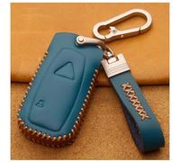 QPDDFG Motorcycle Key Cover Cases for Triumph Speed Triple 1200 RS, Motorbike Key Case Motorcycle Key Fob Cover Case Keyring Pouch for Remote Key Anti-Scratch Housing,B Blue