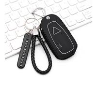 QPDDFG Motorcycle Key Cover Cases for Triumph Speed Triple 1200 RS, Motorbike Key Case Motorcycle Key Fob Cover Case Keyring Pouch for Remote Key Anti-Scratch Housing,A Black