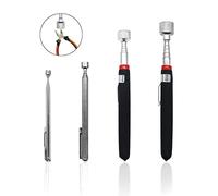 Telescopic Magnet, Magnetic Pick Up Tool 4 Pack, Magnetic Retrieval Tool, Magnet Stick (1.5LB 3LB 10LB 15LB) by QPEY
