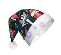 QPIPGER Women_s Nutcracker Ballet Xmas Dance LED Christmas Hat for Adults - 1PC Decoration Hat Xmas Santa hat Halloween Party, Holiday
