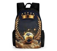 QPIRINMEX Children's Backpack, School Bag, Boy, Girl, Kindergarten, 2-5 Years, Suitable for A4 Football 3D Water Resistant with Chest Strap for Babies, School, Nursery, Preschool