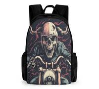 QPIRINMEX Kids School Backpack 3D Printed Heavy Metal Backpack Rucksack Sports Backpacks For Boys And Girls Fashion Knapsack 42x30.5cm