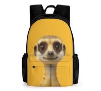 QPIRINMEX Weasel Kids Backpack - Good Animal Lightweight School Bag with Adjustable Straps And Mesh Side Pockets - Ideal for Toddlers And Preschoolers