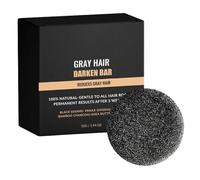 QPJUVC Anti-Grey Hair Shampoo Bar - Natural Hair Darkening Solid Shampoo, Grey Reverse & Coverage Soap for Men & Women, Cleanses & Nourishes Scalp for A Stronger, Shinier Hair (1)