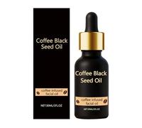 QPJUVC Face Oil 30ml - Coffee & Black Seed Oil for Skin - Lightweight Anti-Aging Facial Oil to Reduce Wrinkles & Fine Lines - Hydrating Moisturizer - Improve Elasticity, Nourishing Serum (1)