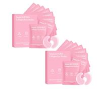 QPJUVC InstaLift PDRN & Collagen Eye Patches, Under Eye Gel Patches for Dark Circles, Puffy Eyes, Fine Lines - 8-Pair Hydrogel Eye Masks with Hyaluronic Acid & Niacinamide, Deeply Hydrating (2)