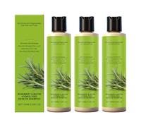 QPJUVC Organic Rosemary & Hydrolyzed Keratin Shampoo for Hair Thickening - Volumizing Shampoo for Thinning Hair, Purifies Scalp, For Women & Men, Daily Hair Care (100ml) (3)