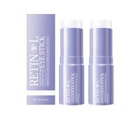 QPJUVC Retinol Eye Stick - Anti Aging Eye Balm for Dark Circles & Puffiness, Reduces Fine Lines & Wrinkles with Caffeine & Collagen, Hydrating & Firming Under Eye Cream Stick, 7g (2)