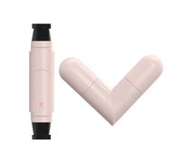 QPJUVC Rotating Winged Eyeliner Stamp Pen - Dual Ended Stamp Liquid Eyeliner with Left/Right Guide, Waterproof Smudge Proof Long Lasting, Easy Eye Maker for Beginners, Black & Brown (2# Brown)