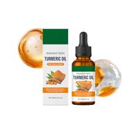 QPJUVC Turmeric Spot-Lightening Face Oil, 30ml Dark Spot Remover & Skin Brightening Serum for All Skin Types, Daily Hydrating Facial Oil with Lightweight Non-Greasy Formula, Travel-Friendly (1)