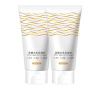 QPJUVC Yellow Sugar Exfoliating Gel for Face and Body - Gentle Daily Face Scrub & Body Polish, Deep Moisturizing Facial Cleanser for Sensitive Skin, 100g (2)