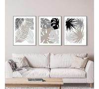 QPLGTU Canvas Wall Art, 3-Piece Set, Modern Art Prints, Abstract Wall Art Poster, Printed with Coloured Posters, Frameless (Style 2.50 x 70 cm x 3)