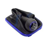 QPLOIMN Car Gear Shift Knob Compatible with VW for Golf 4 MK4 for GTI 5 Speed Black Frame Gear Shift Knob Lever Gaiter Boot 23mm Model Name GSK VW52
