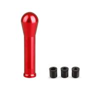 QPLOIMN Car Gear Shift Knob Racing 150mm Truck Gear Shift Knob Universal Car Manual Transmission Aluminum Shifter Lever with Three Adapters No Logo