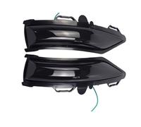 QPLOIMN Compatible With For Fiesta Mk8 2019-2023 Car Left Right Side Mirror Turn Signal Lights Indicator Light Sequential Scroll Repeater Flasher Car Turn Signal Lights(Blue-Yellow)