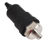 QPM11 Adjustable Pressure Switch 1/4" External Thread Nozzle Mechanical Control Valve for Water Pump Systems Silver Finish(QPM11-NC 9.7mm)