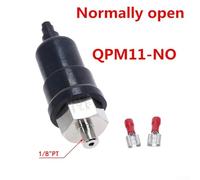QPM11- / QPM11-NO Pressure Switch 0.1-1 MPa Adjustable Automatic Controller for Air, Water with G1/8 G1/4 PT Thread, IP54, AC220V AC110V DC24V DC12V(QPM11-NO 1/8)