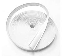 QPN White Vinyl 7/8" Insert Molding Trim Screw Cover RV Camper Travel Trailer (100 ft, White)