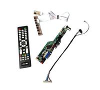 QPOGRMJR Controller Board Fit CLAA089NA0ACW CLAA089NA0BCW VGA+HDMI+AV+USB 1024 * 600 LVDS 30-Pin LCD Monitor Analog TV Signal 8.9" DIY Kit(For CLAA089NA0ACW)