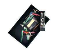QPOGRMJR For B154PW01 B154PW02 TV Analog Controller Board+Metal Case LVDS 30 Pin 1440 * 900 1CCFL VGA HDMI-Compatible AV USB 15.4" DIY Kit(B154PW02 V.1 x Case)