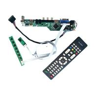 QPOGRMJR For CLAA101NB01 HT101WSB-101 40-Pin LVDS Laptop Screen Analog TV 1024x600 10.1" HDMI+VG AV+USB Driver Controller Board Kit DIY(For CLAA101NB01)